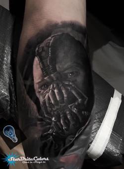 Black And Grey Bane Portrait