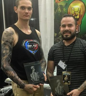 Black and Grey War Themed Sleeve - Boston Tattoo Convention