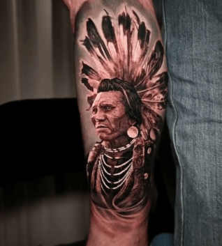 Native American Cheif Portrait