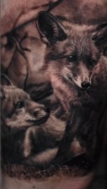 Double Fox Portraits