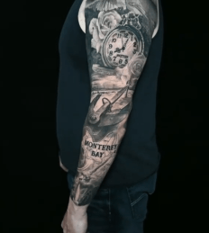 Travel Themed Tattoo