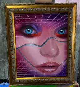 Painting by Cesar