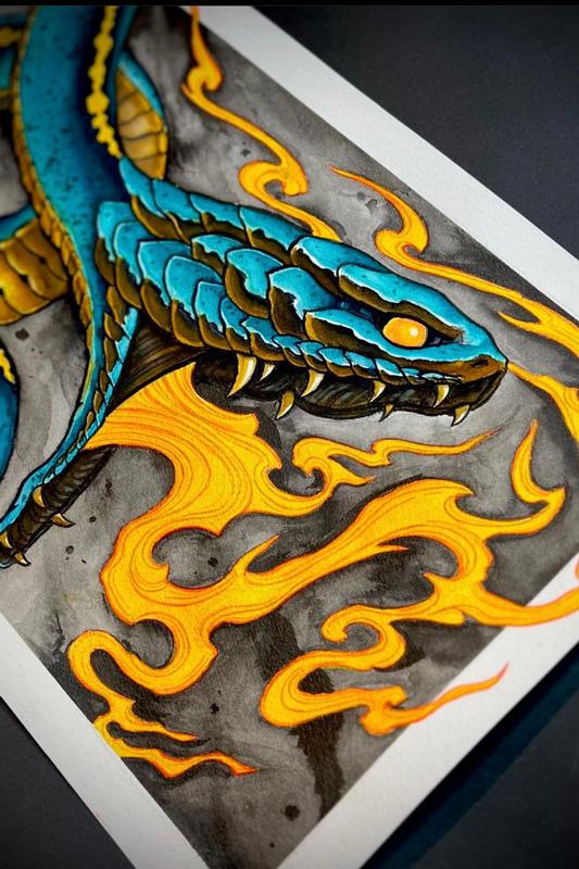 Snake Painting