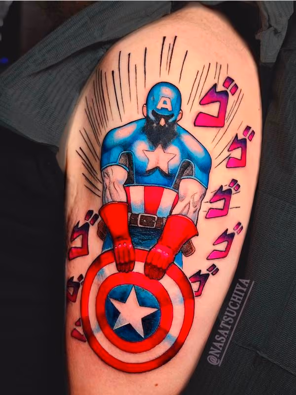 Captain America x JoJo