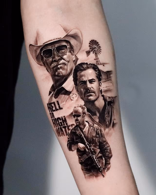 Hell or High Water Movie Tattoo