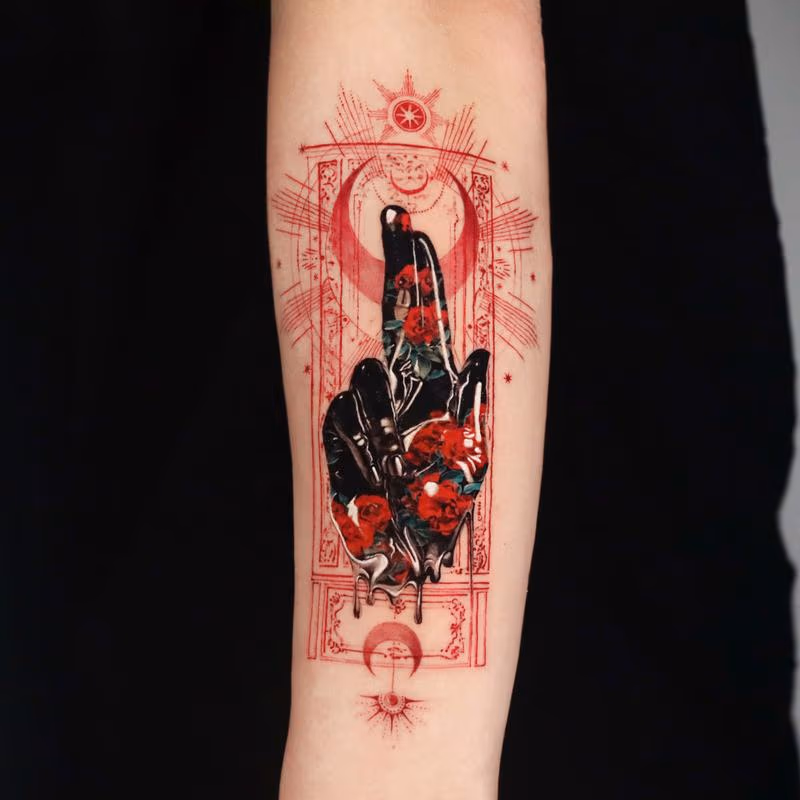 Tarot Card Tattoo