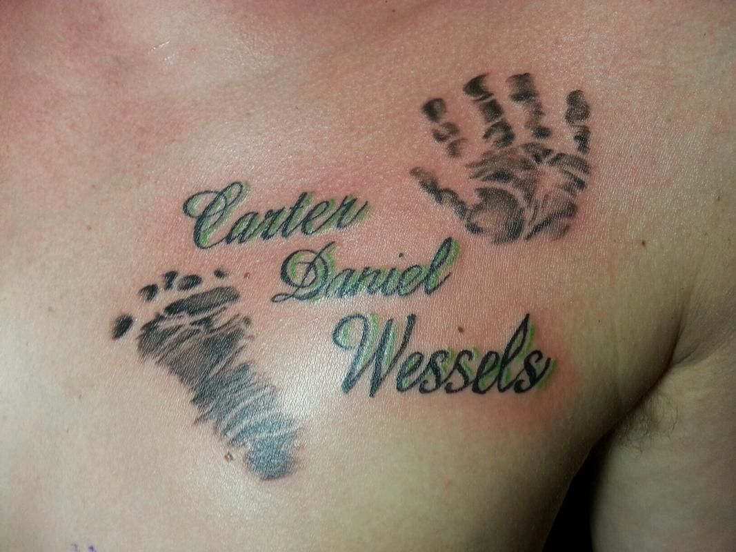 Child's name and prints