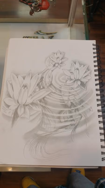 Custom koi design