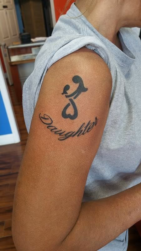 mother daughter infinity symbol
