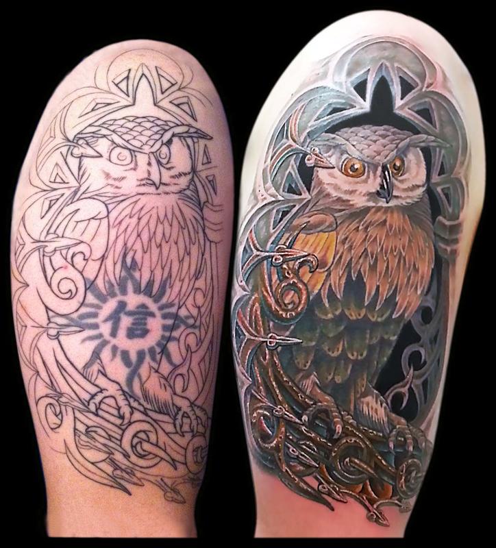 Owl in an Alcove Cover Up