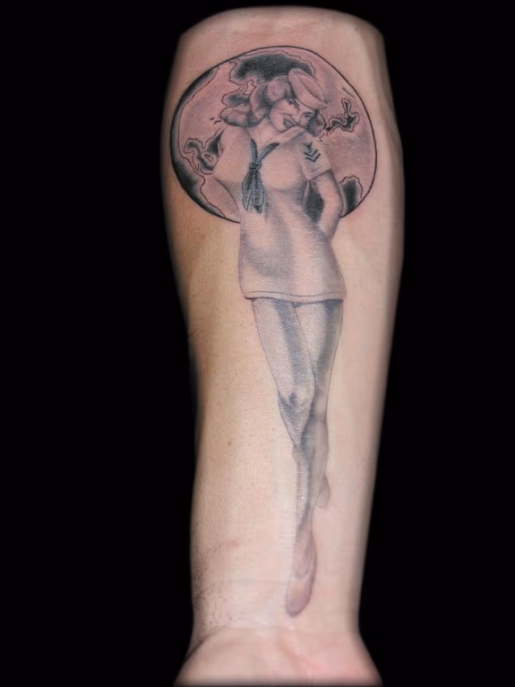 Salior Girl Pin Up
