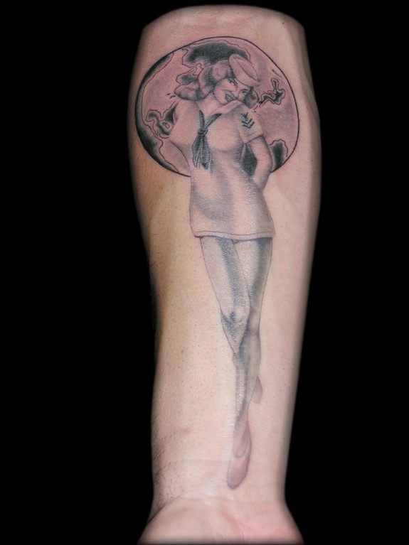 Salior Girl Pin Up