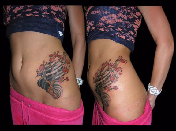 Cherry Blossom Tree Coverup Full Body View