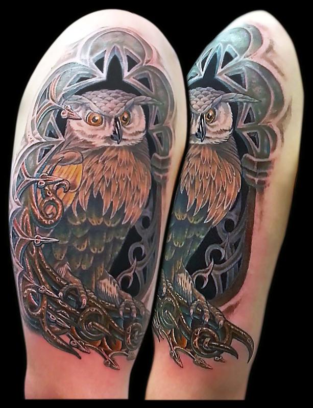 Owl in an Alcove Cover Up