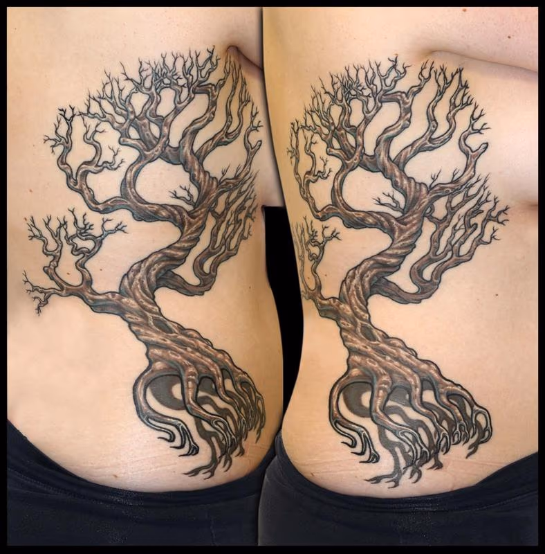 Floating Old Tree