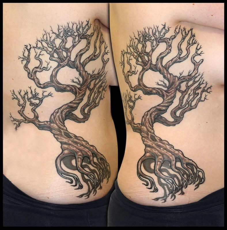 Floating Old Tree