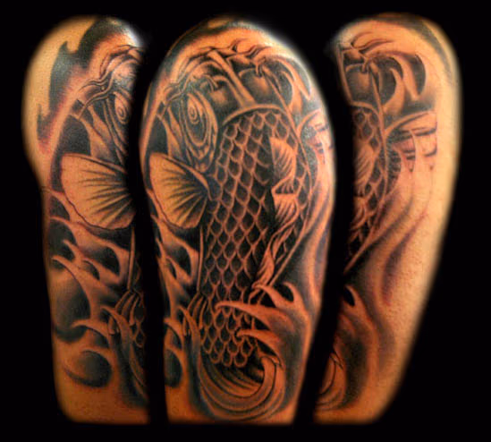 Black & Grey Koi
