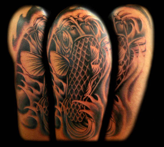 Black & Grey Koi