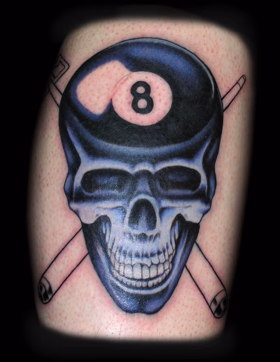 Eight Ball Skull