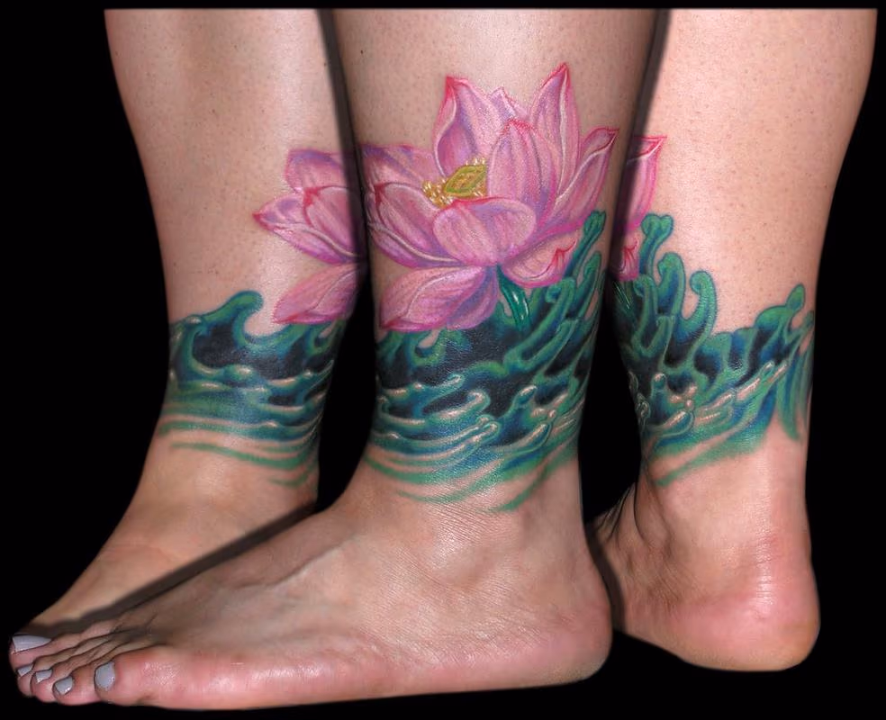 Lotus and water