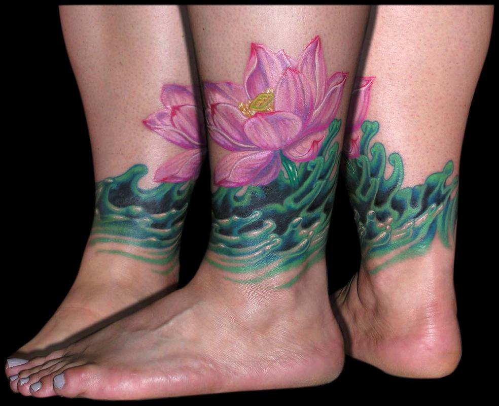 Lotus and water