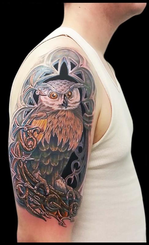 Owl in an Alcove Cover Up