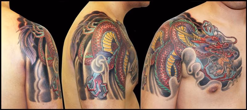 Asian Dragon and Chinese Zodiac Animals