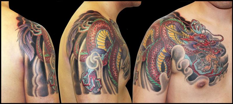 Asian Dragon and Chinese Zodiac Animals