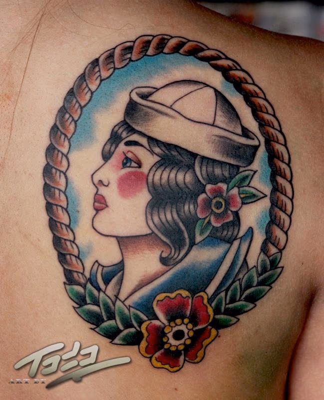 Traditional sailor girl