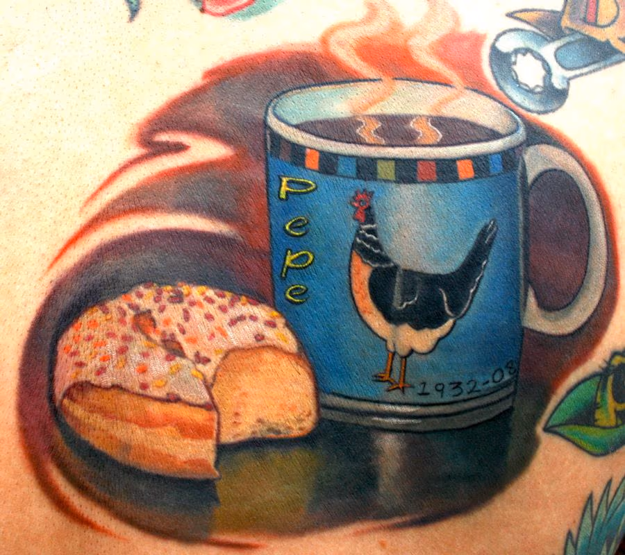 Coffee and donut