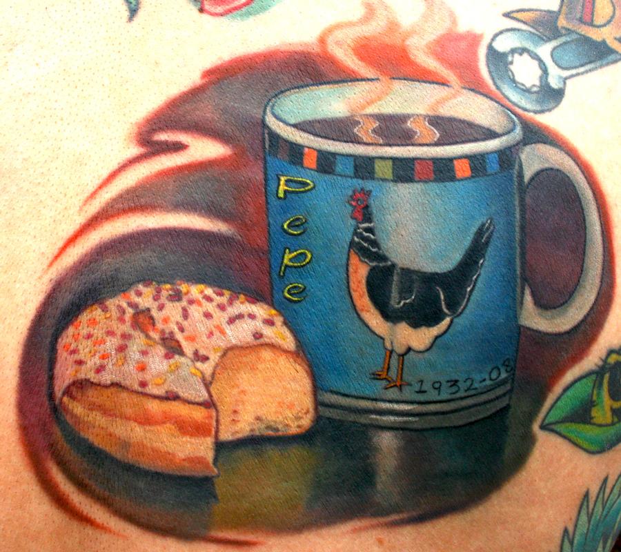 Coffee and donut