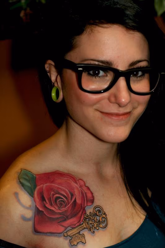 Erika's first tattoo