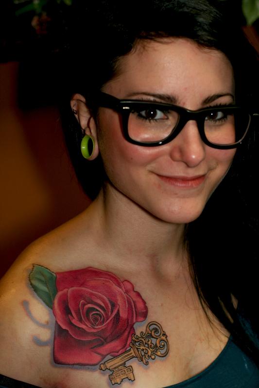 Erika's first tattoo