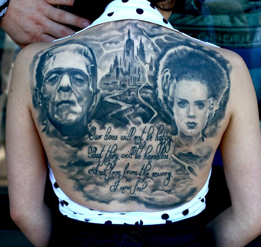 Frankenstein back piece