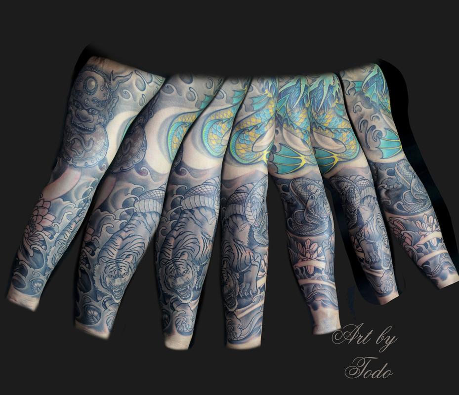 Japanese style sleeve