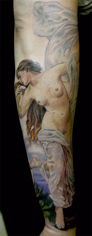Painted tattoo