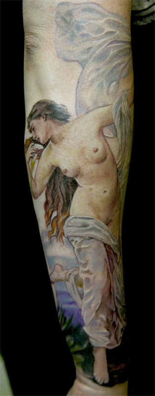Painted tattoo