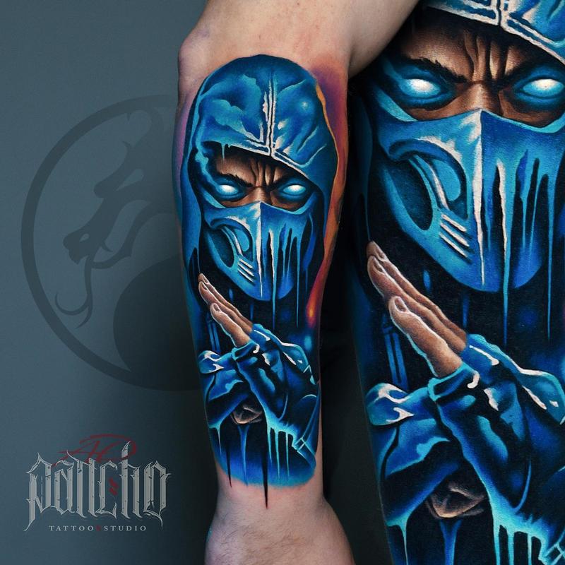 Sub Zero Mortal Combat Tattoo