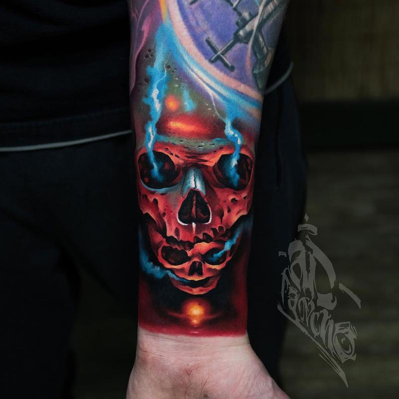 Red Skull Tattoo