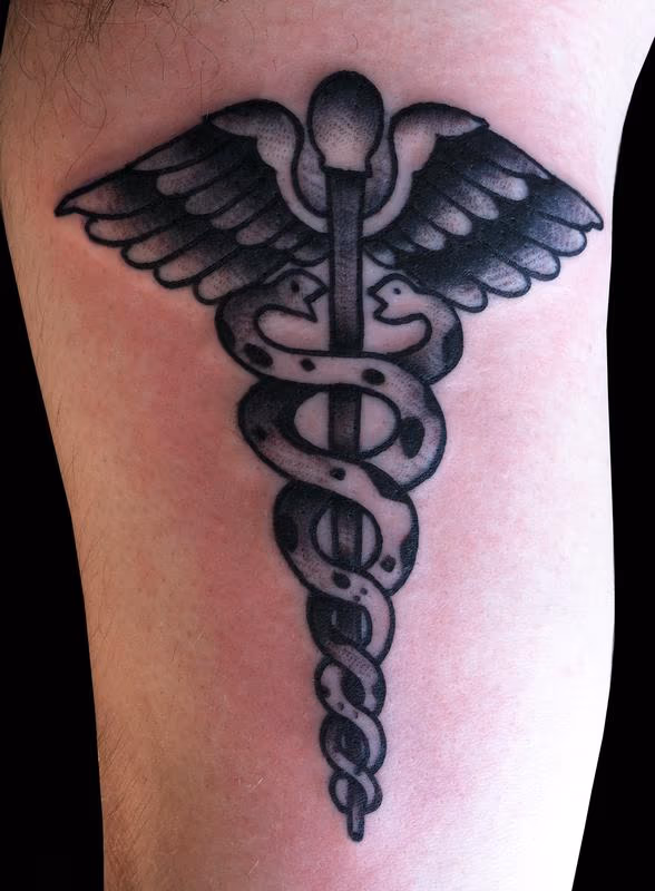 Caduceus Tattoo