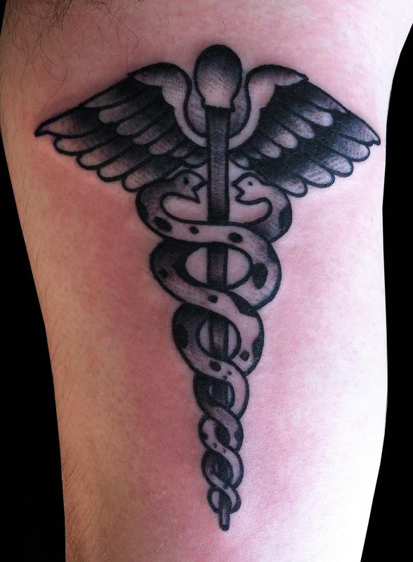 Caduceus Tattoo