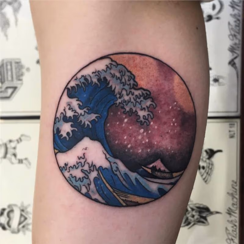 The Great Waive Vignette Tattoo