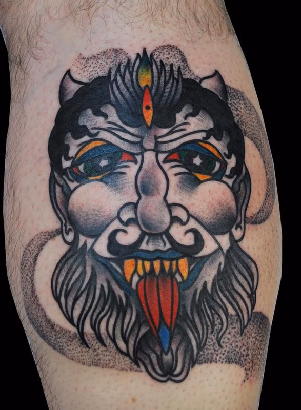 Traditional Magician Tattoo