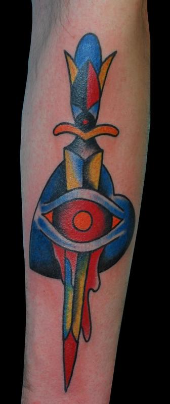 All Seeing Heart and Dagger