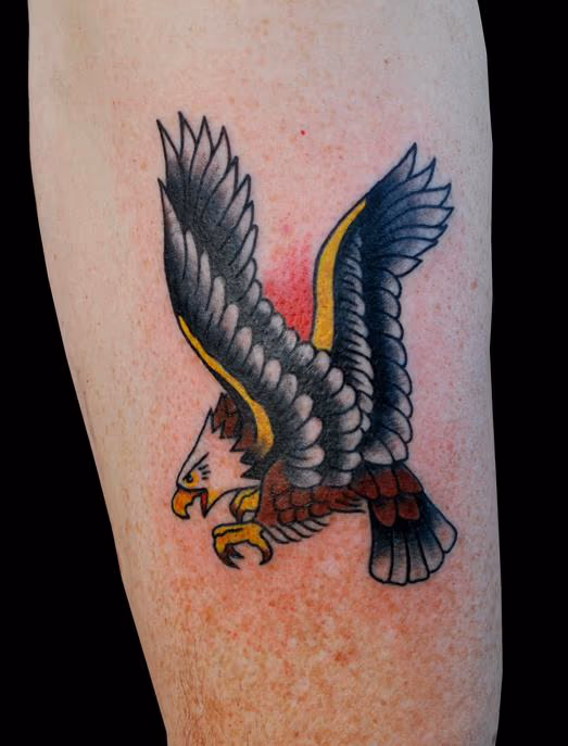 Traditional Eagle Tattoo