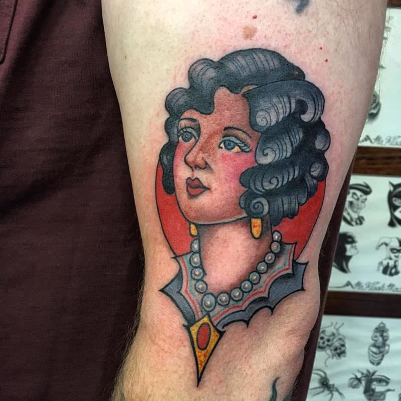 Traditional Girl Head