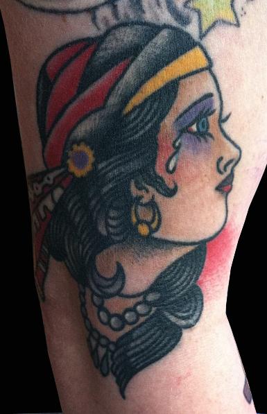 Traditional Gypsy Tattoo