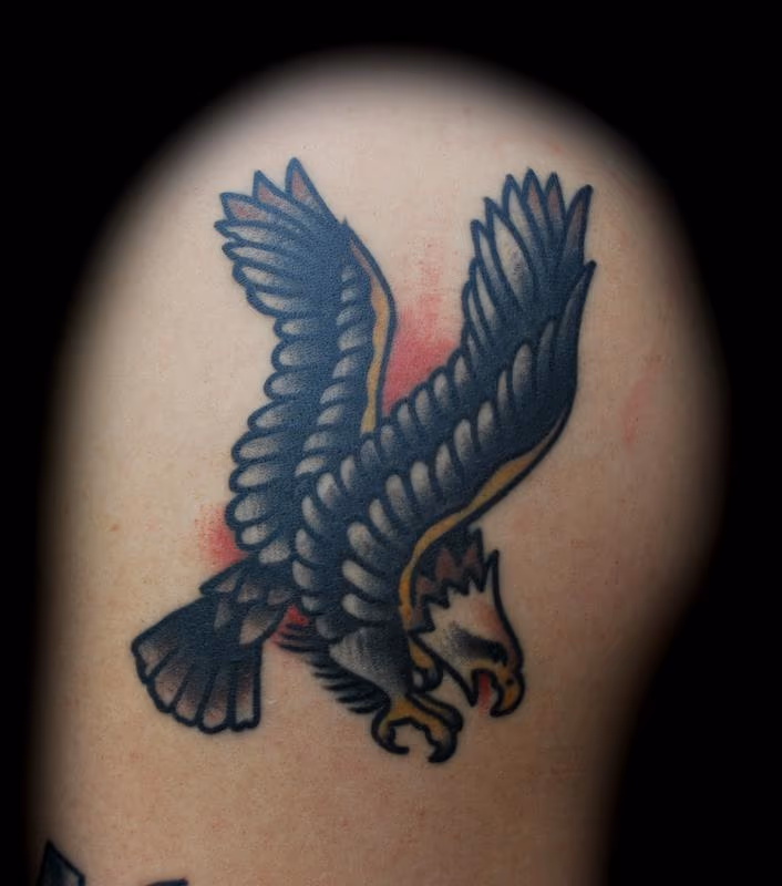 Sailor Jerry Screaming Eagle Tattoo