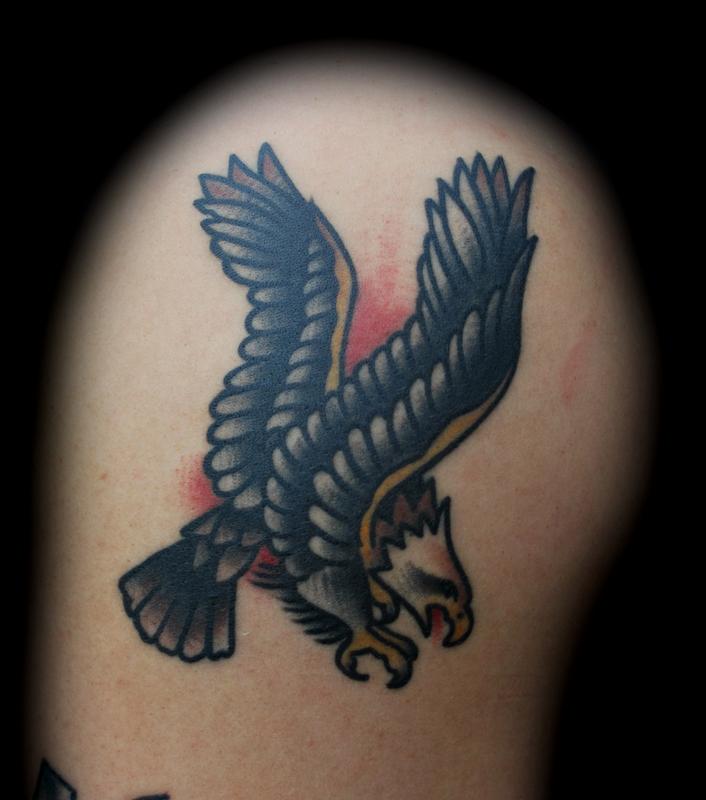 Sailor Jerry Screaming Eagle Tattoo