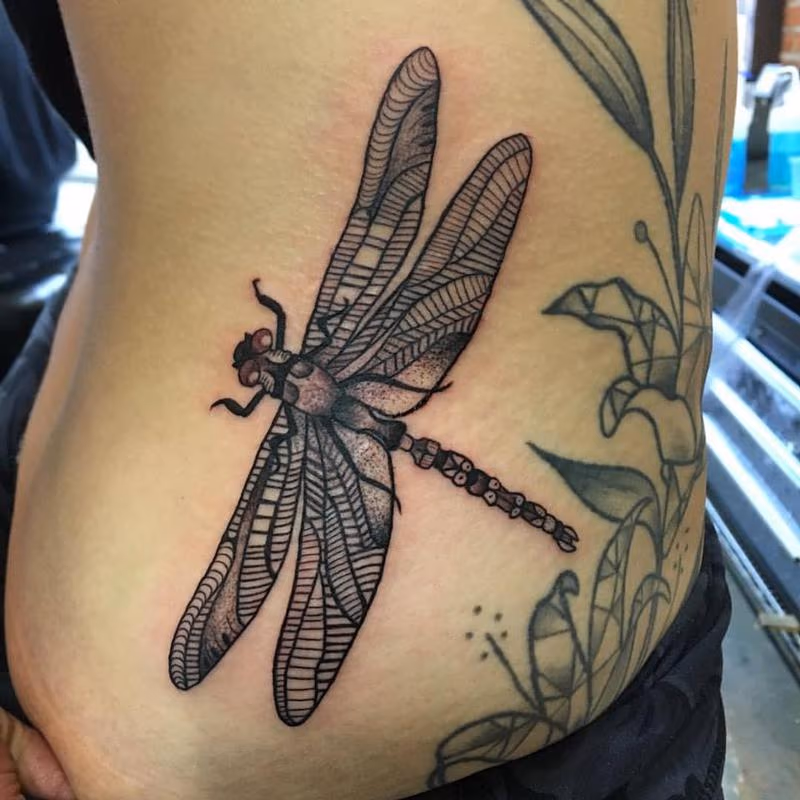 Dragon Fly Tattoo
